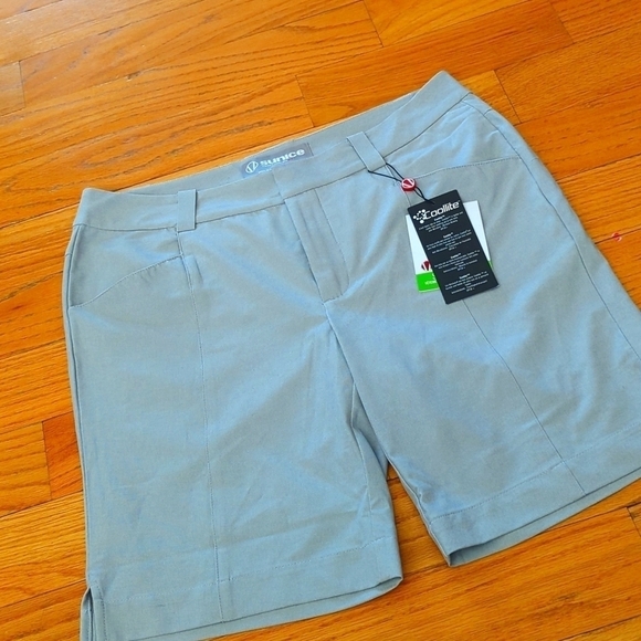 NWT sun ice gray shorts - Picture 1 of 6